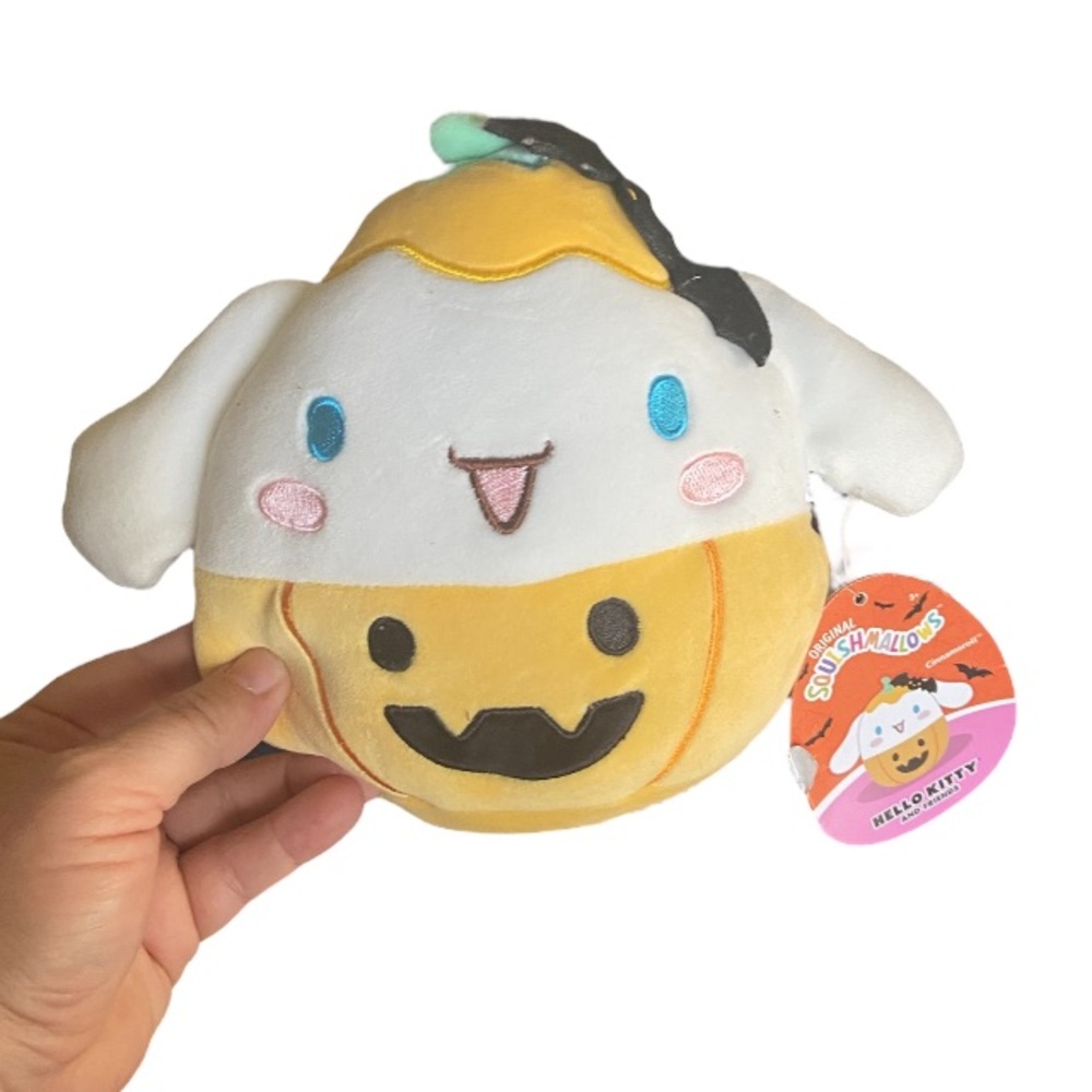 Squishmallow Kellytoy Plush 6.5” Cinnamoroll Hello Kitty Sanrio Halloween NWT